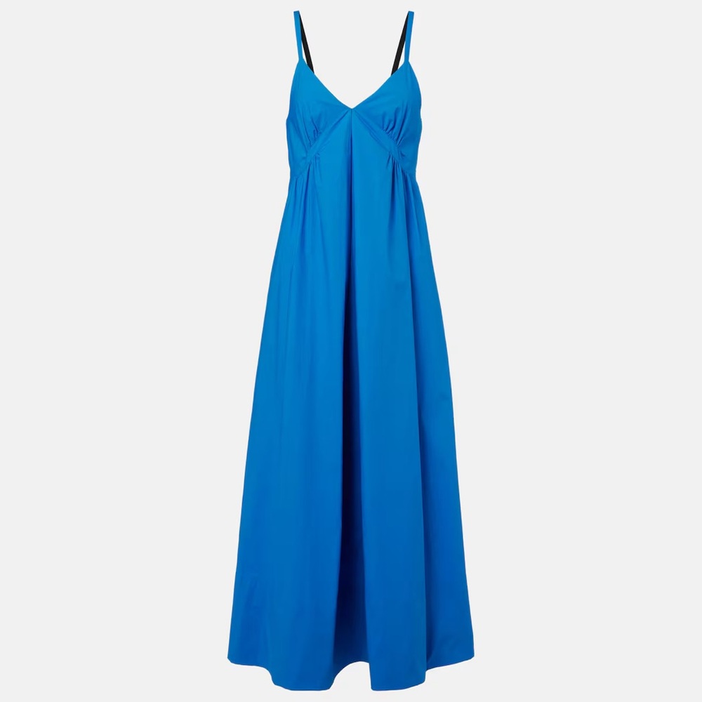 NWT Proenza Schouler White Label Barker cotton poplin maxi dress